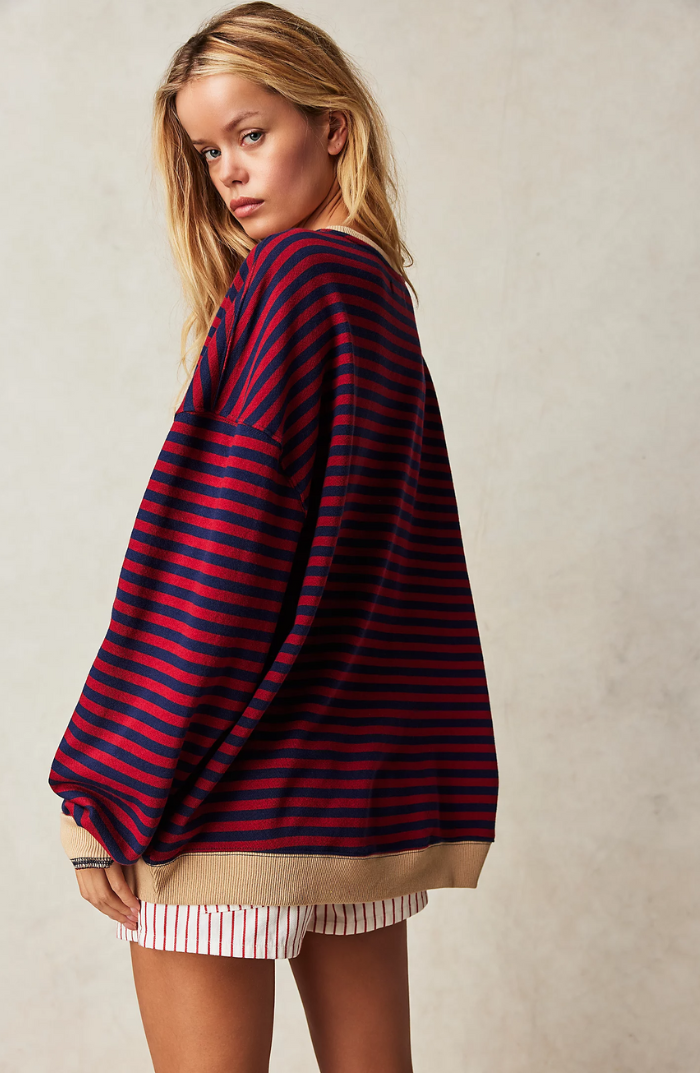 Lydia | Striped Oversized Sweater