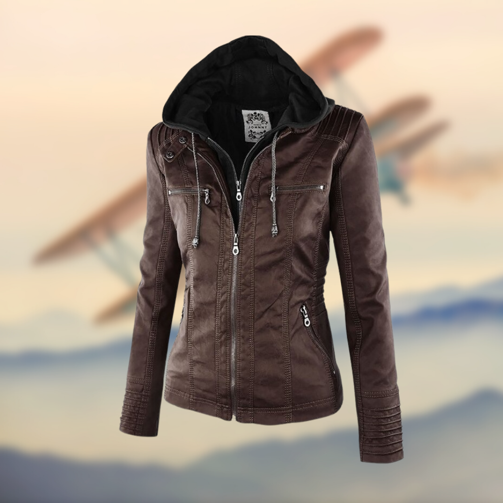 Elena | The Elegant and Unique Leather Jacket