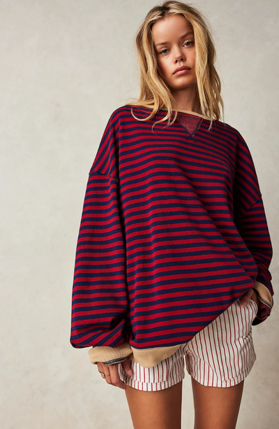 Lydia | Striped Oversized Sweater